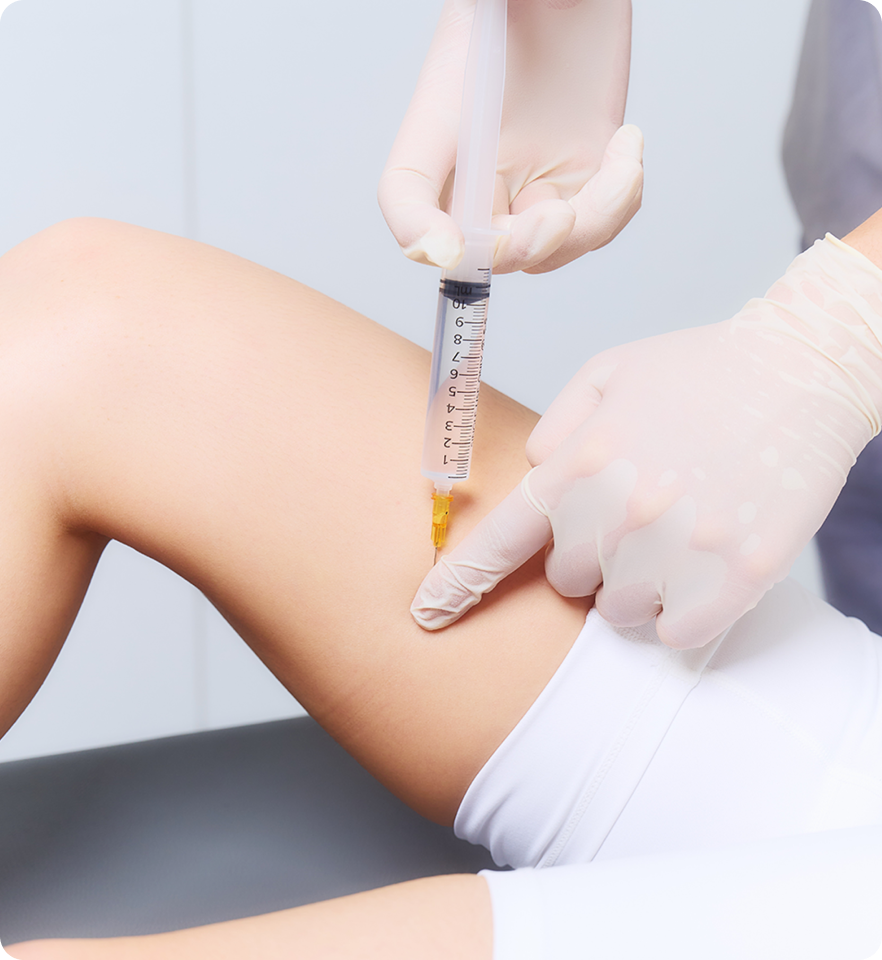 바디 조각 주사